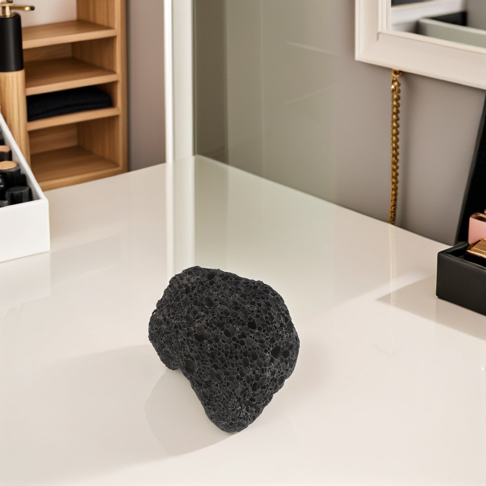 Home Fragrance Aromatherapy - Passive Aromatherapy Stone Diffuser Black Volcanic