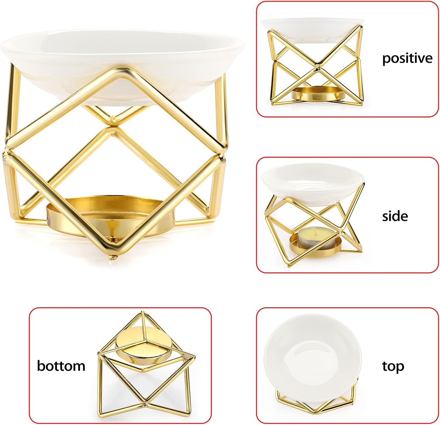 Euro Metal Oil Burner Wax Warm - đánh giá và giá Home Fragrance Aromatherapy