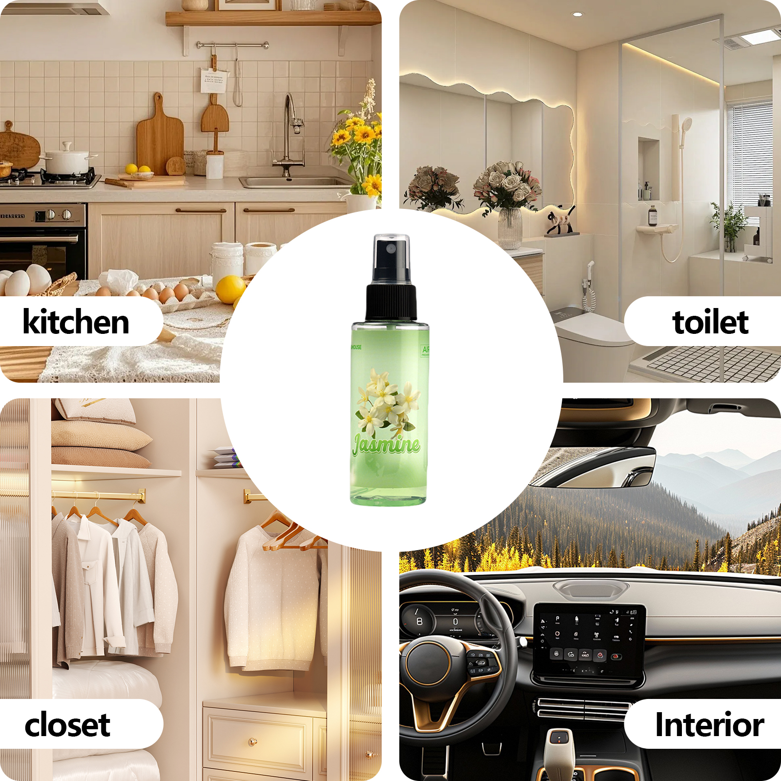 100ml JASMINE-Scented Hand-Spr - đánh giá và giá Home Fragrance Collection