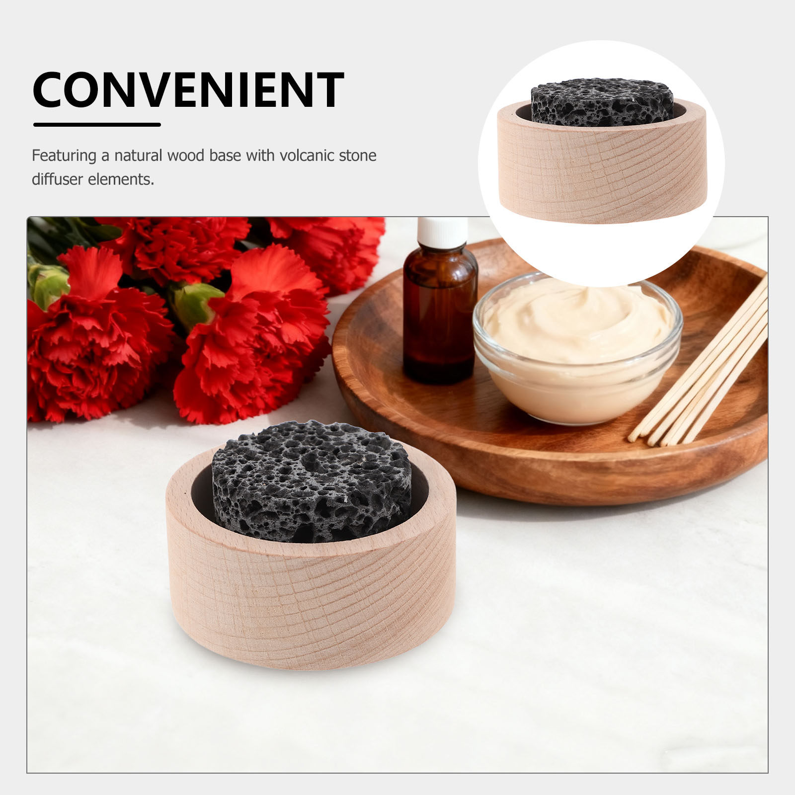 Small Passive Lava Rock Diffus - đánh giá và giá Home Fragrance Aromatherapy
