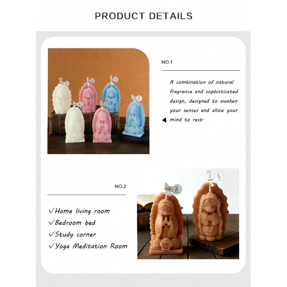 2 Sets Cute Virgin Mary & Pray - đánh giá và giá Home Fragrance Options